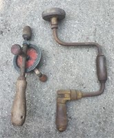 Pair of Vintage Hand Drills