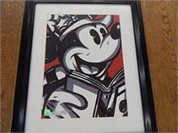 Holiday Mickey Signed Litho by Allison Lefcort