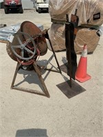 Cement Mixer, Road Signs and Cones