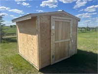 8’x8' Shed W 6' Walls & Tin Roof