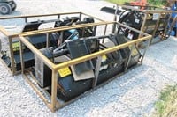 Unused skid steer heavy duty flail mower