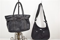 (2) Black Handbags: Baggallini & Other