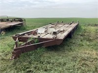 4 axle Trailer & pintle hitch - 24Ft x 8.5Ft w