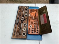 2 partial sets of tap and die