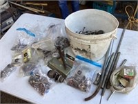 Large assortment of various bolts and screws