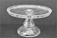 Vintage Clear Crystal Pedestal Cake Holder