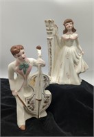Florence Ceramics Joy Lady Figurine Musician with