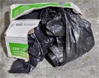 TOUGH GUY Recycled Trash Bags: 33 gal Capacity,