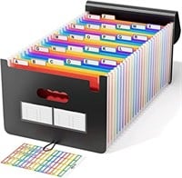 26 Pockets Expanding File Folder with Cover