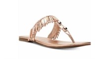 The brenna Metallic Leather sandal Katy Perry