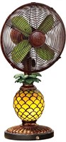 DecoBREEZE Oscillating Table Fan with Lamp