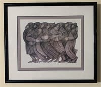 Charles Bibbs Inside the Lines Lithograph Print