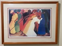 Signed Bernard Hoyes Dancing For the Lord Print