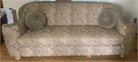 Schweiger Plush Curved Arms Couch 7x3x3ft