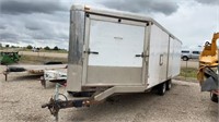 20' Enclosed Snowmobile Trailer