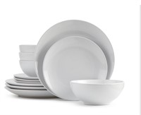 The Big One Solid coupe 12 pc Dinnerware