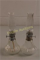 Pair of Oil Lamps 9H