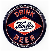 Vintage Metal Koch’s Beer Bar Serving Tray