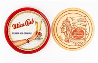 Vintage Utica Club Serving Tray &  Paper Liner