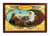 Art 1920s Cleopatra Soap Framed Advertisement