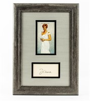 Princess Diana Stamp And Signature