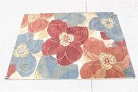 Country Floral 5' x 7' Area Rug