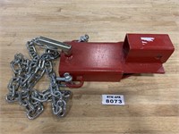 CLAMP ON FORK TRAILER RECEIVER HITCH TOWING