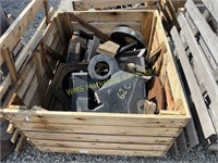 Wooden Crates of Truck Parts - DT 466,