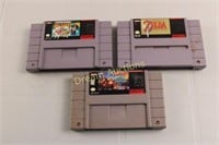 Vintage Nintendo Games incl Zelda, Donkey Kong 3 &