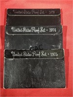 1973, 1974 and 1975 United States Proof Sets