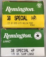 100 Rnds Remington 38 Special +P