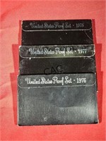 1976, 1977 and 1978 United States Proof Sets