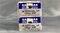 (2x) 20 Rnds Cor Bon/ Remington 38 Special +P