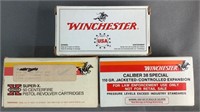 150 Rnds Winchester 38 Special Assorted