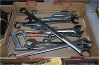 BOX OF CRAFTSMAN FORGED IN USA COMBINATION WRENCHE