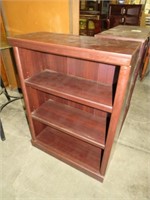 SOLID WOOD BOOK CASE W ADJUSTABLE SHELVES