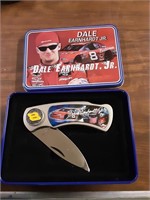 DALE JR COLLECTORS KNIFE WITH TIN