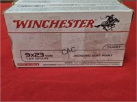 50rds Winchester 9X23mm 124gr