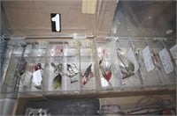 2 FISHING LURE BOXES WITH CONTENTS