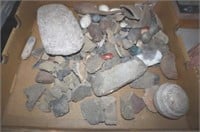 LOT OF NATIVE AMERICAN STONE ARTIFACTS