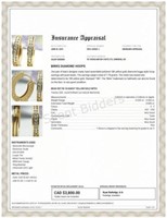 BIRKS 18K Yellow Gold Diamond Hoop Earrings $3,800