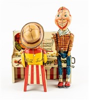 1950s Unique Art Tin Litho Howdy Doody / Bob Smith