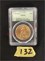 1914-s $20 Gold Piece