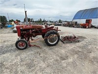Farmall Super A Tractor w/ Cultivator Attachments