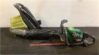 Gas Backpack Blower and Hedge Trimmer