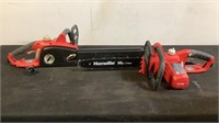 (2) Homelite Assorted Electric Chainsaws