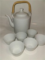 7pc Teapot set with cup