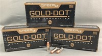 (3x) 50 Rnds Speer Gold Dot GDHP 9mm Luger +P