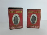 2 Prince Albert tobacco tins