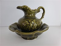 Vintage McCoy pottery,  green
